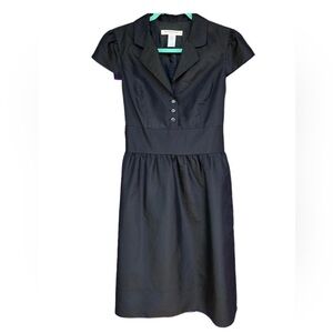 Evan Piconi Black Short Sleeve Dress With Pockets Size 12